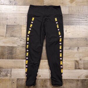 Victoria’s Secret PINK x‎ New Era Milwaukee Brewers Black Leggings Size Large